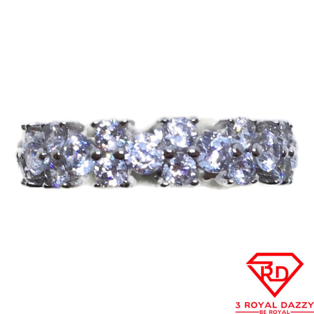 Eternal Ioio Round Cz Ring 14k White Gold S7 58$